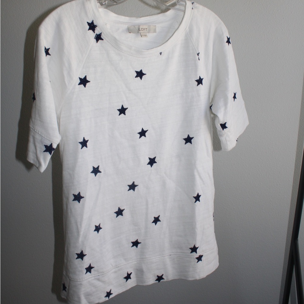 Embroidered start tshirt from the loft